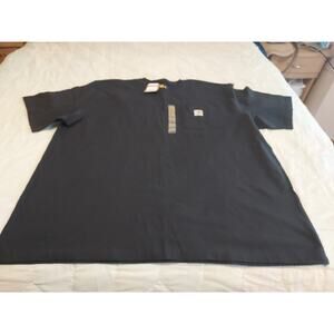 New Carhartt T Shirt Men's Size 3XL Black ALL Cotton With Pocket Logo NWT Origin